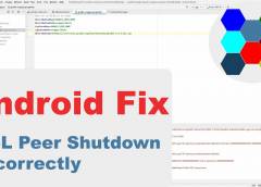 Sửa lỗi SSL peer shut down incorrectly android studio
